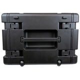 8U Rolling Rack Case with Plastic Hard Shell