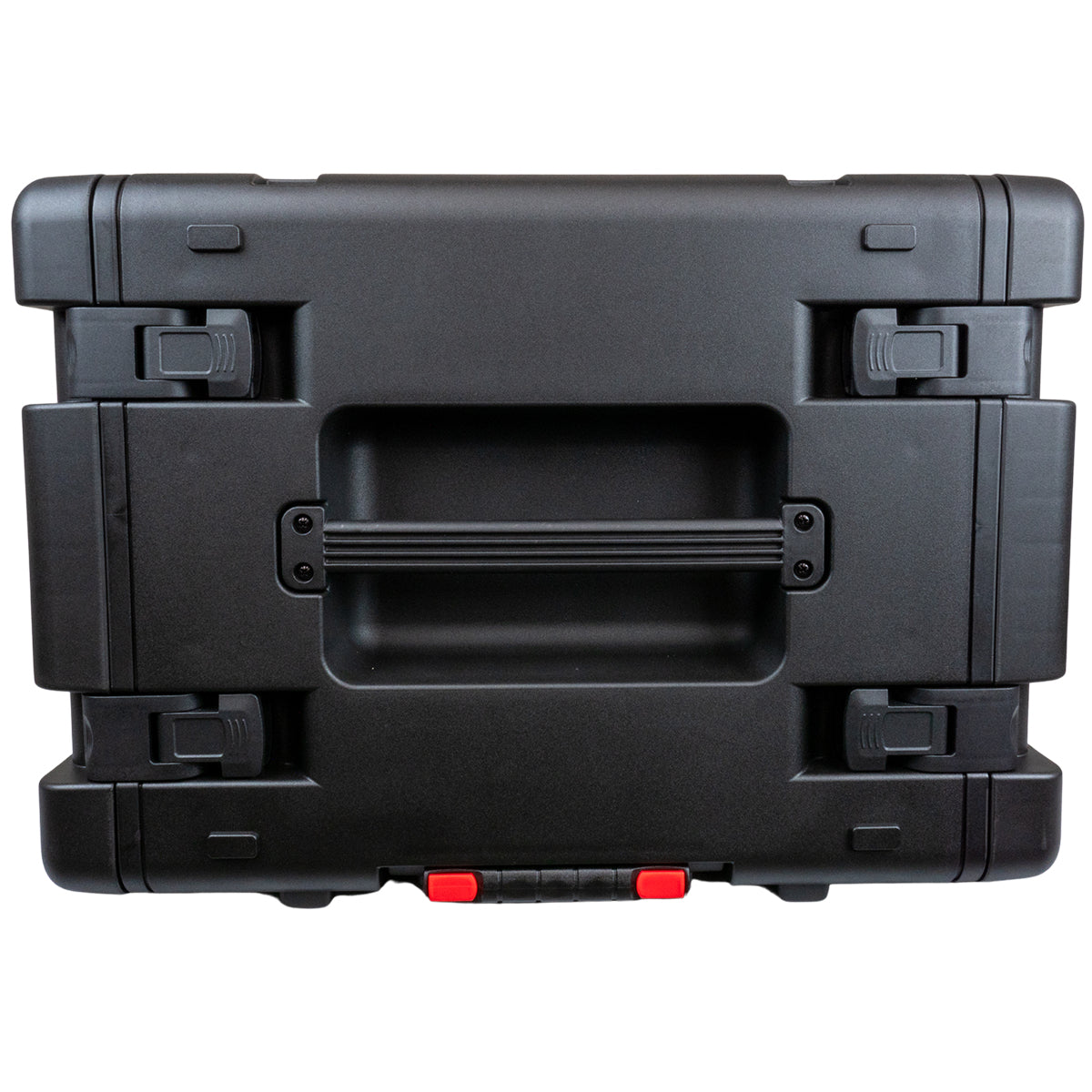 8U Rolling Rack Case with Plastic Hard Shell, Top with Handles