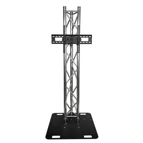 2m Tri Truss Flat Mount TV Stand with 800mm Steel Base