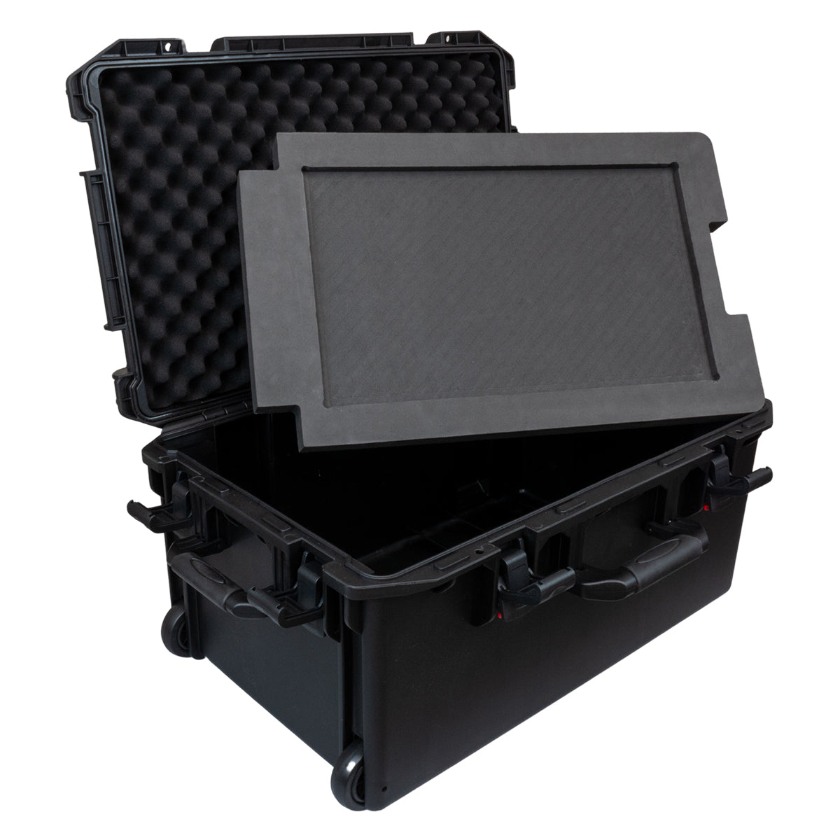 Titan AV Flyrack X 4RU in 6004 Waterproof Case with Custom Cut Foam Insert