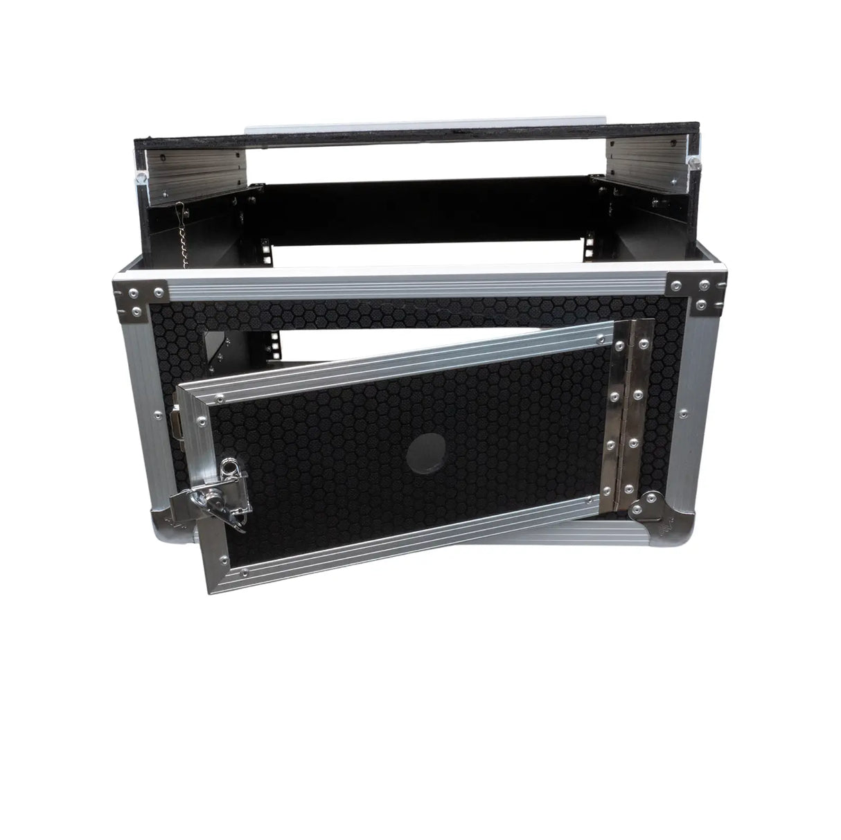 6RU Mixer Rack Case with Laptop Shelf