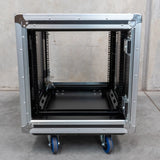 19" 10RU Slam Rack Road Case on Castors, Pro Series