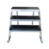 Adjustable 3-Step Portable Stage Stairs