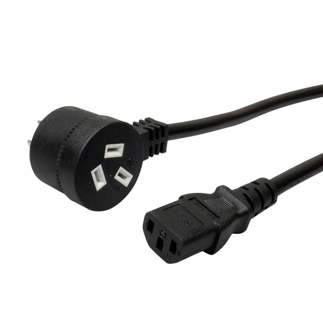 1.5m IEC Power Cable with Piggy Back Plug