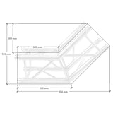 135 Deg Corner 290 Box Truss