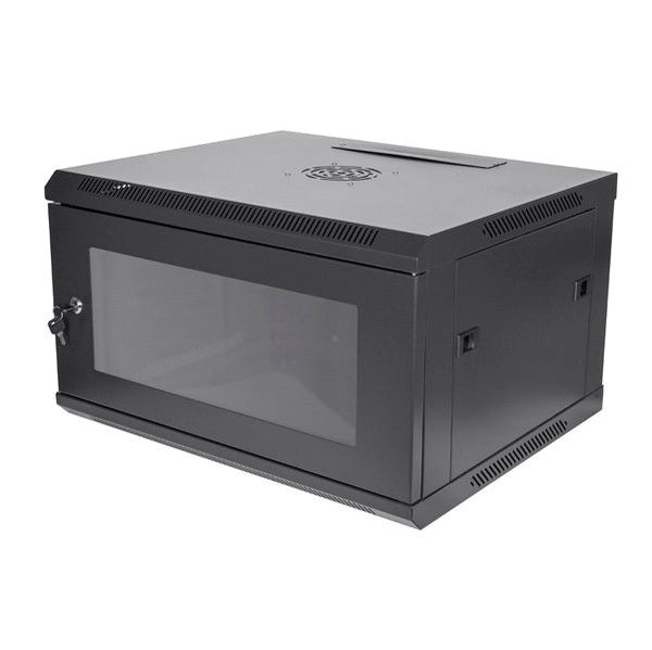 Titan AV 6RU 500mm Deep Wall Mount Server Rack (Display stock)