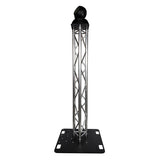 Titan AV Tri Truss Lighting Stand 2m Trussing, 800mm Base & Top Plate