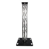 Titan AV Tri Truss Lighting Stand 2m Trussing, 800mm Base & Top Plate