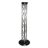 Tri Truss Lighting Stand 2m Trussing, 600mm Circle Base & Top Plate