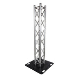 Box Truss Lighting Stand 2 Meter Trussing & Steel 800mm Base