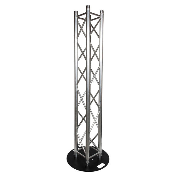 Titan AV Box Truss Lighting Stand 2 Meter Trussing & Steel 600mm Circle Base