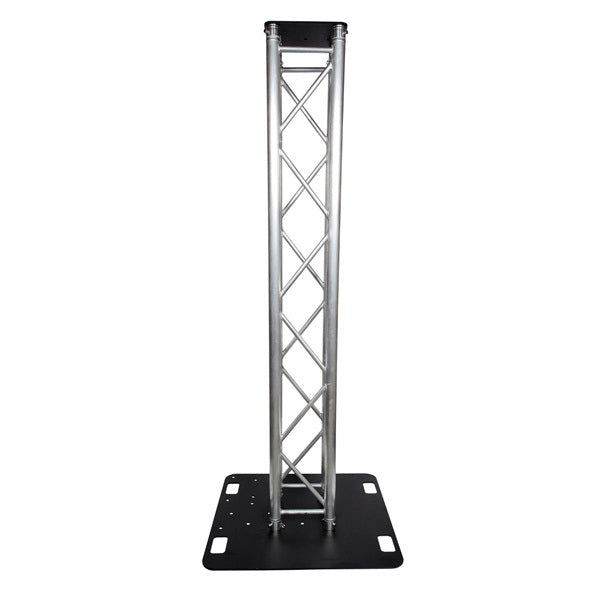 Titan AV Box Truss Lighting Stand 2m Trussing, 800mm Base & Top Plate