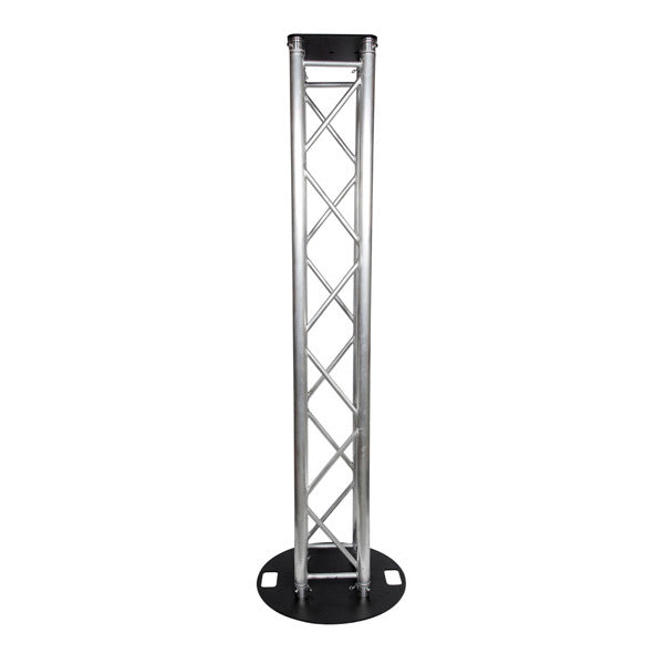 Titan AV Box Truss Lighting Stand 2m Trussing, 600mm Circle Base & Top Plate