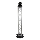 Titan AV Box Truss Lighting Stand 2m Trussing, 600mm Circle Base & Top Plate