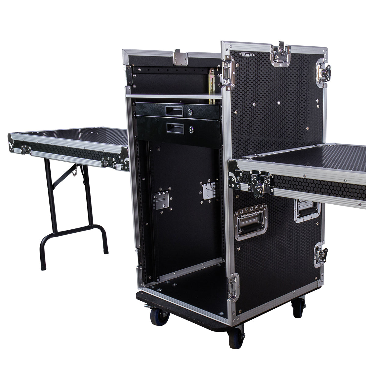 AV Workstation, 19" Mixer Rack & Steel Drawers