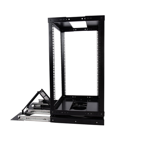 18RU 19" Open Rack with Sliding Base