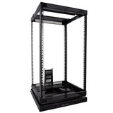 Titan AV 18RU 19" Open Rack with Sliding Base