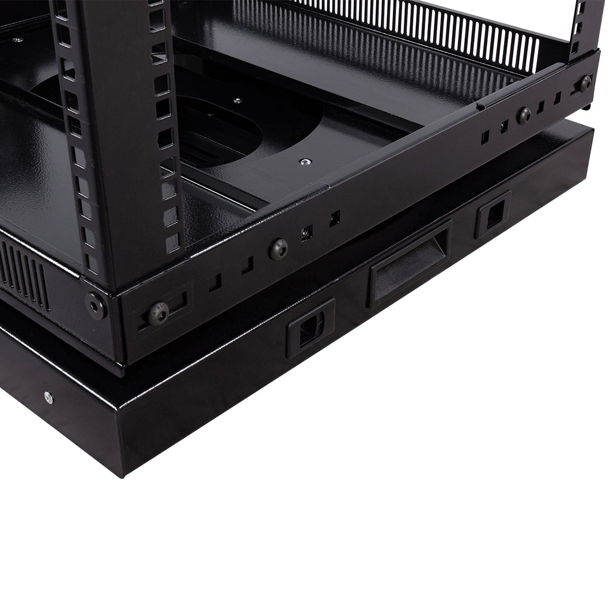 Titan AV 18RU 19" Open Rack with Sliding Base