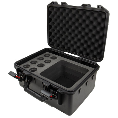 Case with 8 Microphone Foam Insert 388 x 268 x 206mm (int)