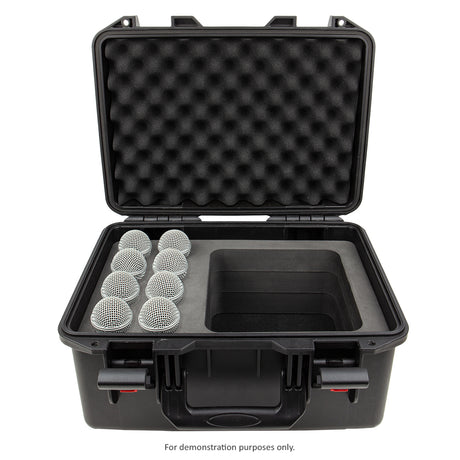 Case with 8 Microphone Foam Insert 388 x 268 x 206mm (int)