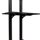 TV Trolley Stand, 37-70" TV Bracket  with Shelf and Wheels