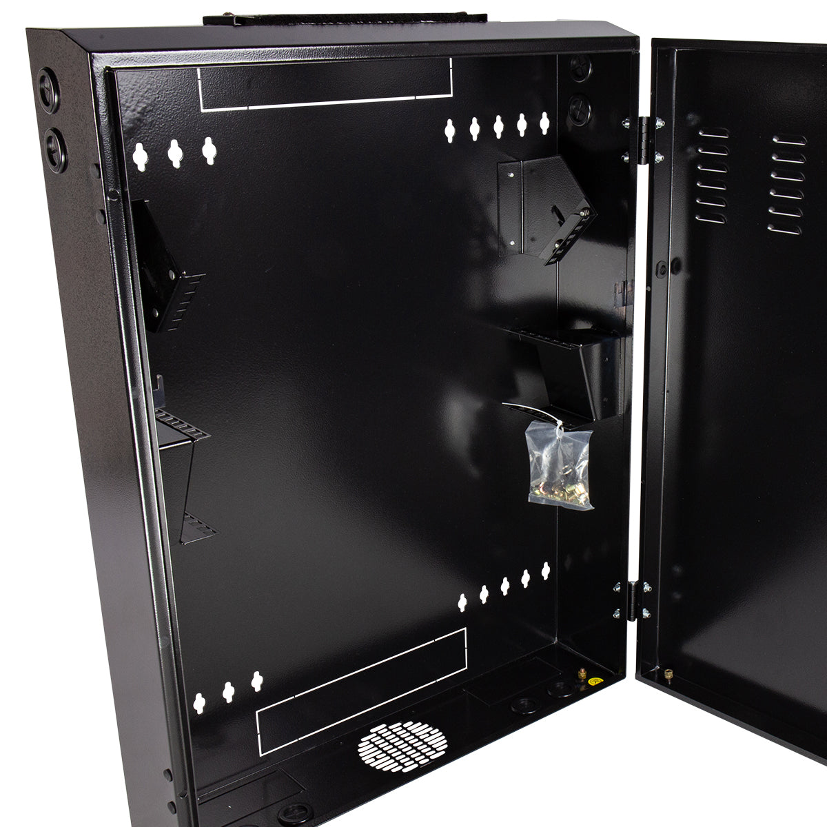 Titan AV 19" 2RU Vertical Wall Mount Server Cabinet