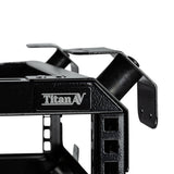 2RU Shock Mount Rack, 450mm Deep