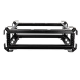 2RU Shock Mount Rack, 450mm Deep