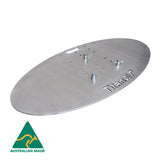 Titan AV 1200 x 600 Oval Aluminium Base Plate - 290 Truss