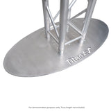 1200 x 600 Oval Aluminium Base Plate - 290 Truss