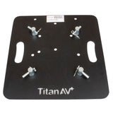 Titan AV 500 Steel Base Plate - 290 Lighting Truss in Black