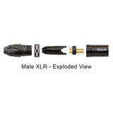 3 Pin XLR Male Connector