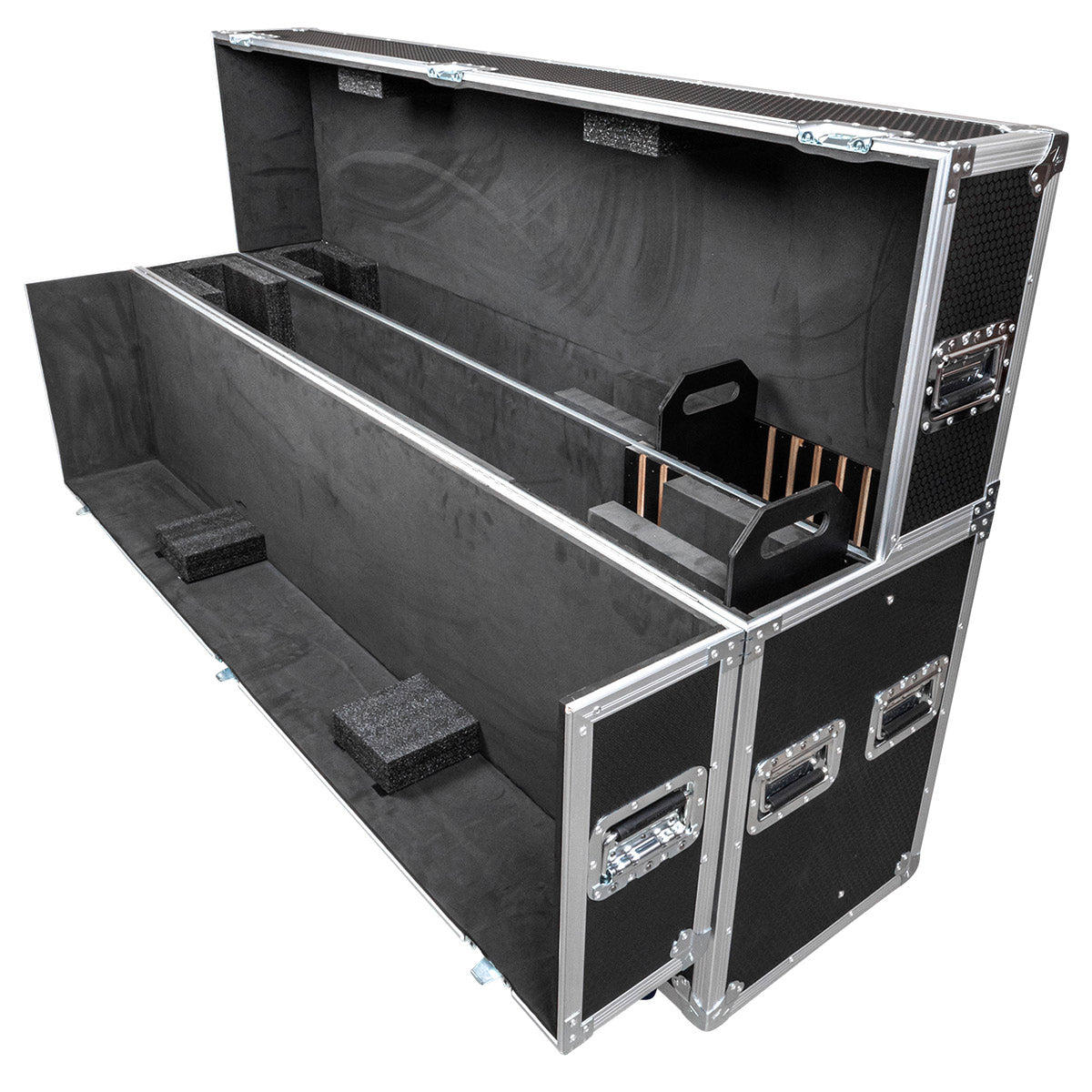 Dual 70-80 Inch TV Road Case